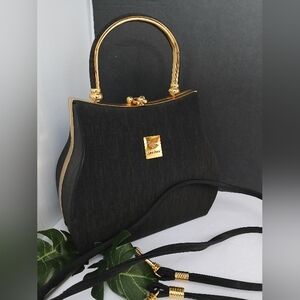 Jade Duck Blackish/Brown Purse with Crossbody/Handle Straps